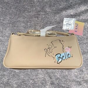 Danielle Nicole Disney Belle Baguette Shoulder Bag NWT